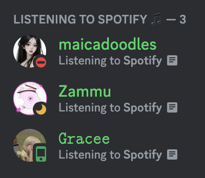 Discord Spotify role